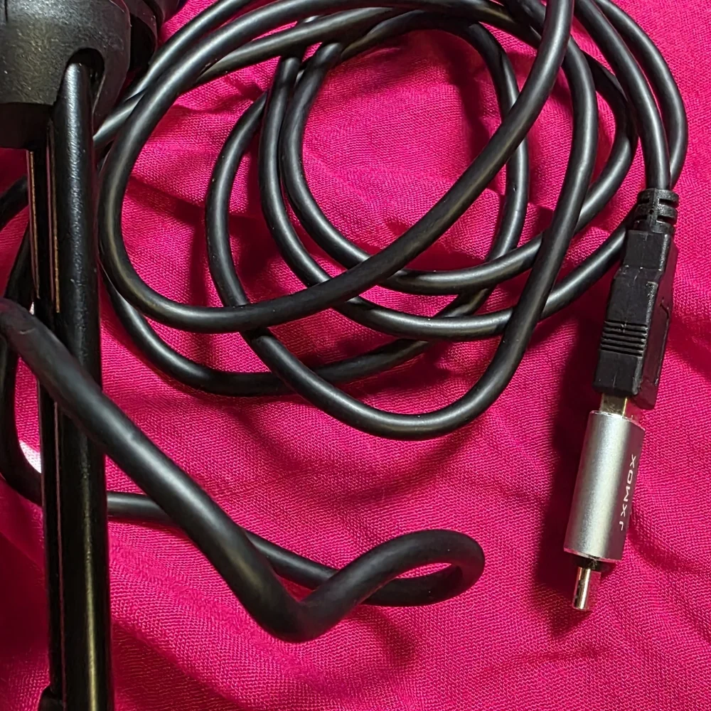 Blue and Black USB Microphone